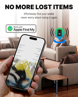 Smart Wallet for Men (Works with Apple Find My)