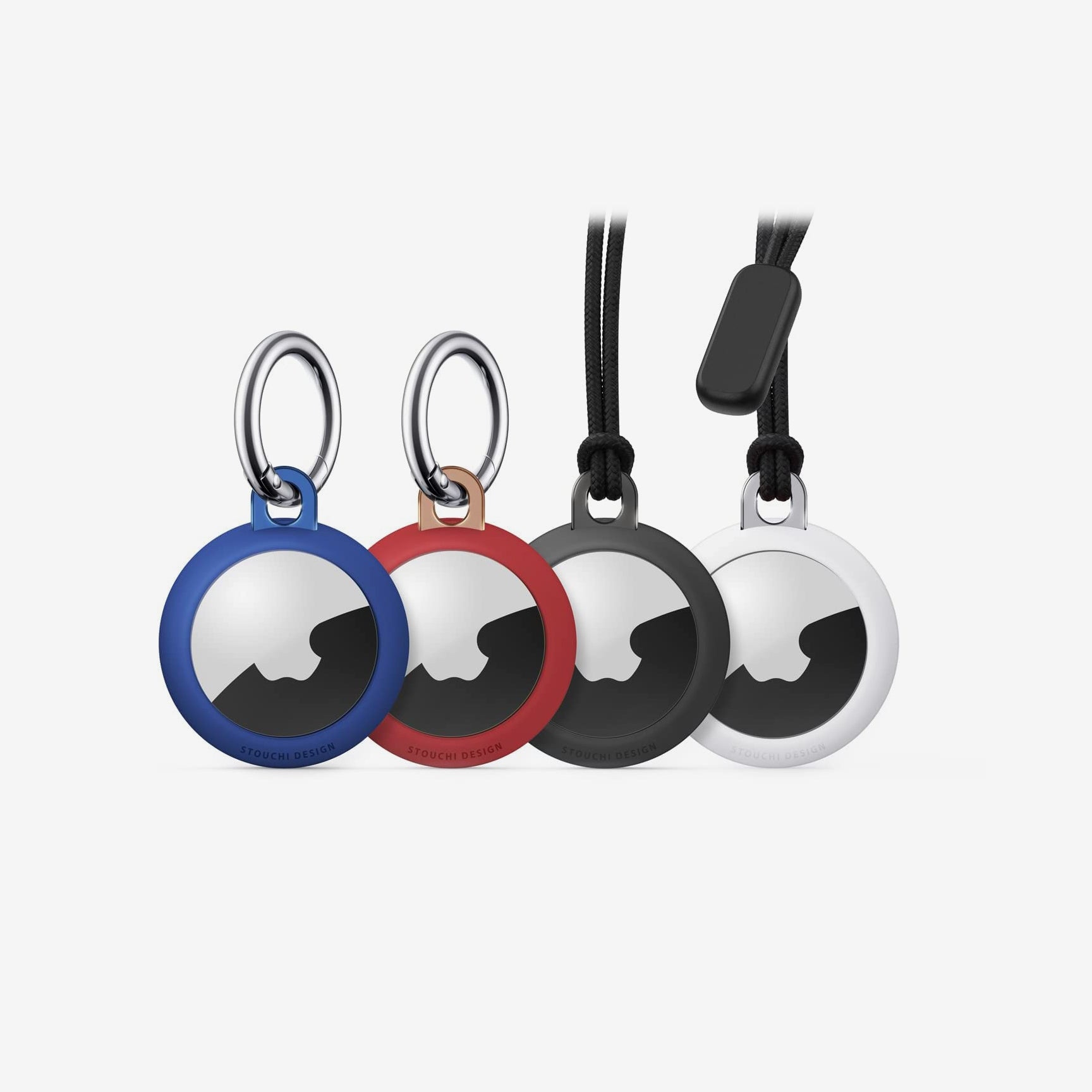 【新品未開封】Apple AirTag 4パック + STOUCHI マウント New AirTag Holder Key Ring with Soft TPU Case [4 Pack] – STOUCHI