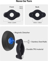 AirTag Holder Fit All Dog Collars Harness, with Pins Fixing Buckle for iPhone, AirTag Pet, Dog and Cat AirTag Mount