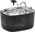 Cat Water Fountain 85oz/2.5L-Stainless Steel Faucet and Spout