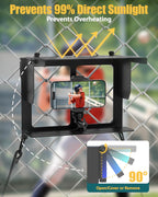 Phone Fence Mount with Adjustable Shade