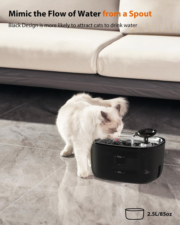 Cat Water Fountain 85oz/2.5L-Spout