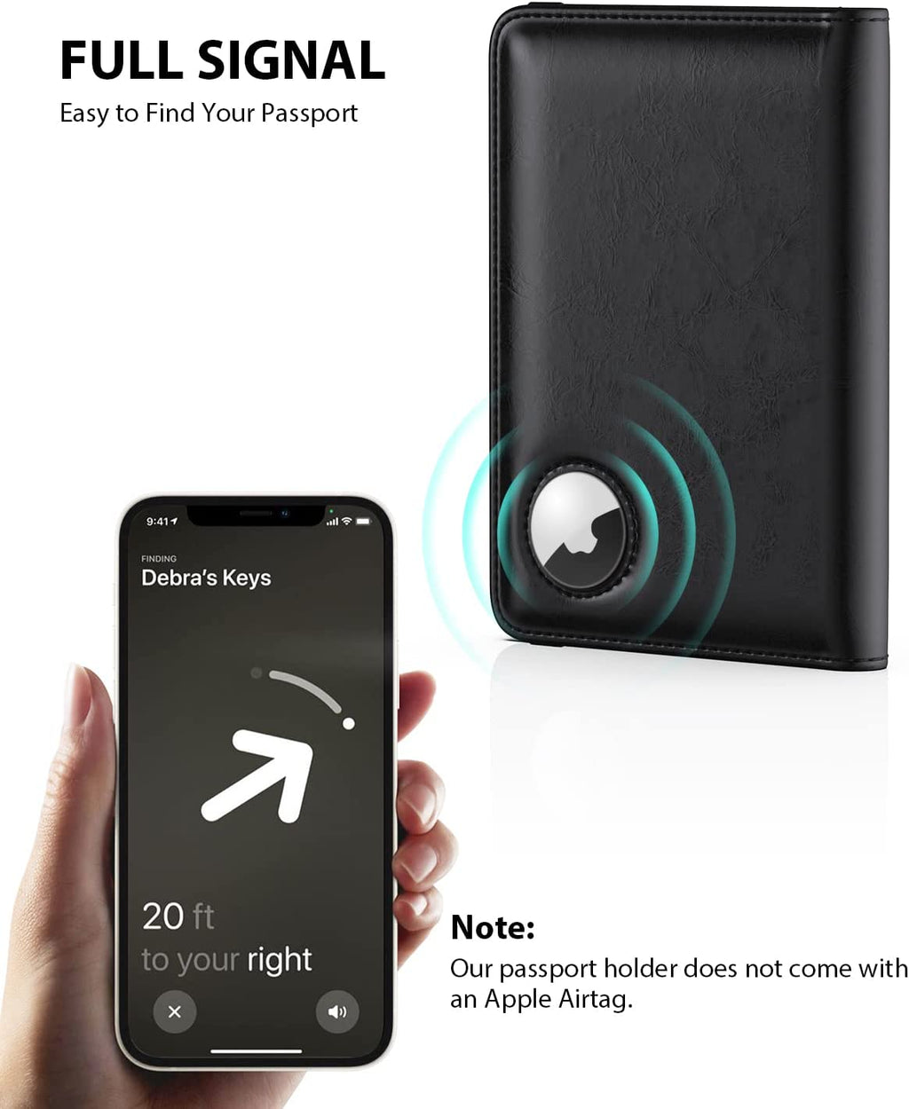 Passport AirTag Holder