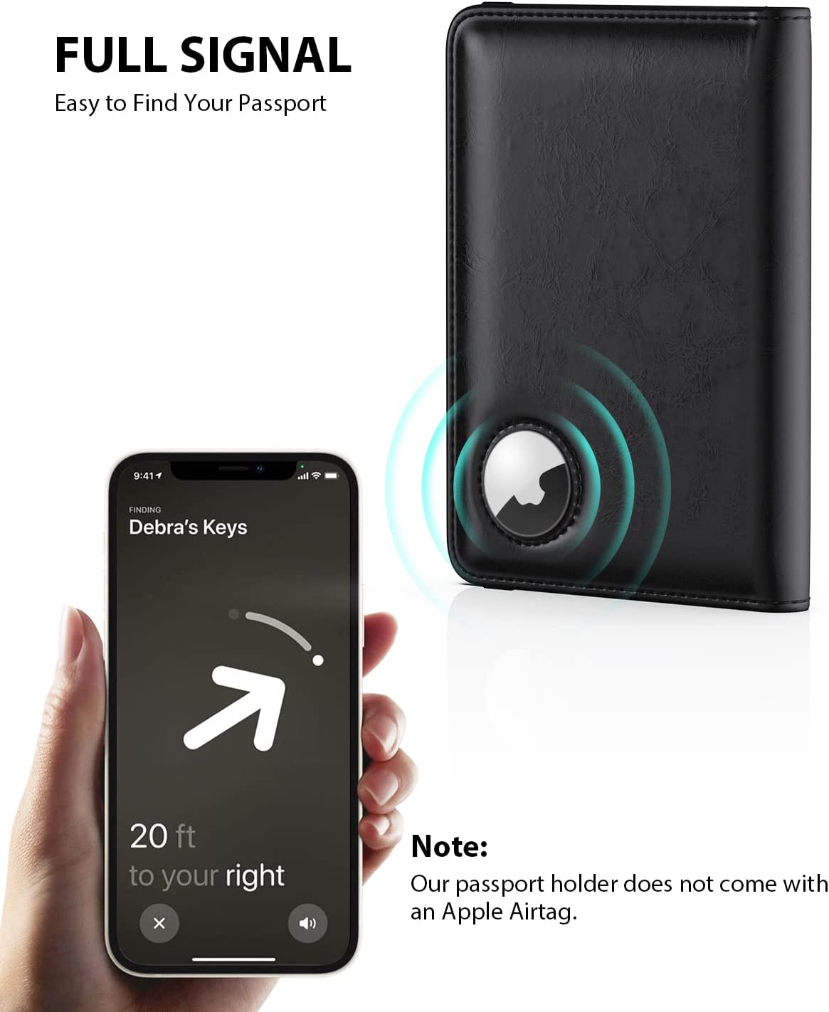 Passport AirTag Holder