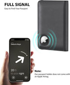 New Passport AirTag Holder, RFID Protected