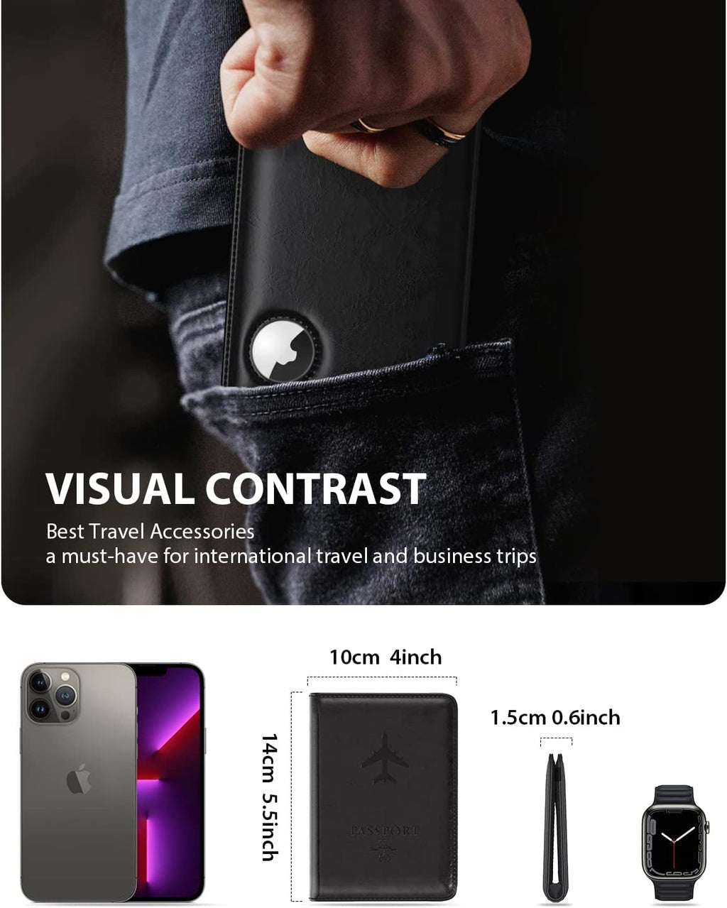 Passport AirTag Holder