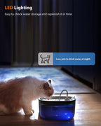 Cat Water Fountain 85oz/2.5L-Stainless Steel Faucet