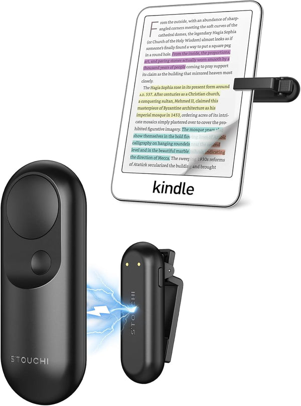 2 in 1 Magnetic Kindle page turner remote