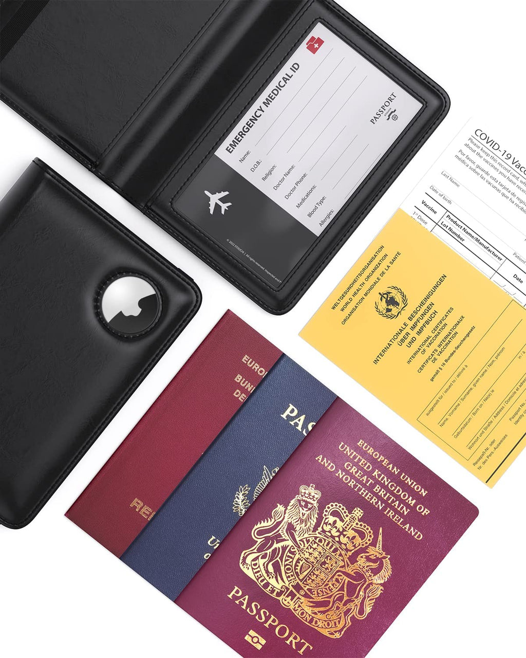 Passport AirTag Holder