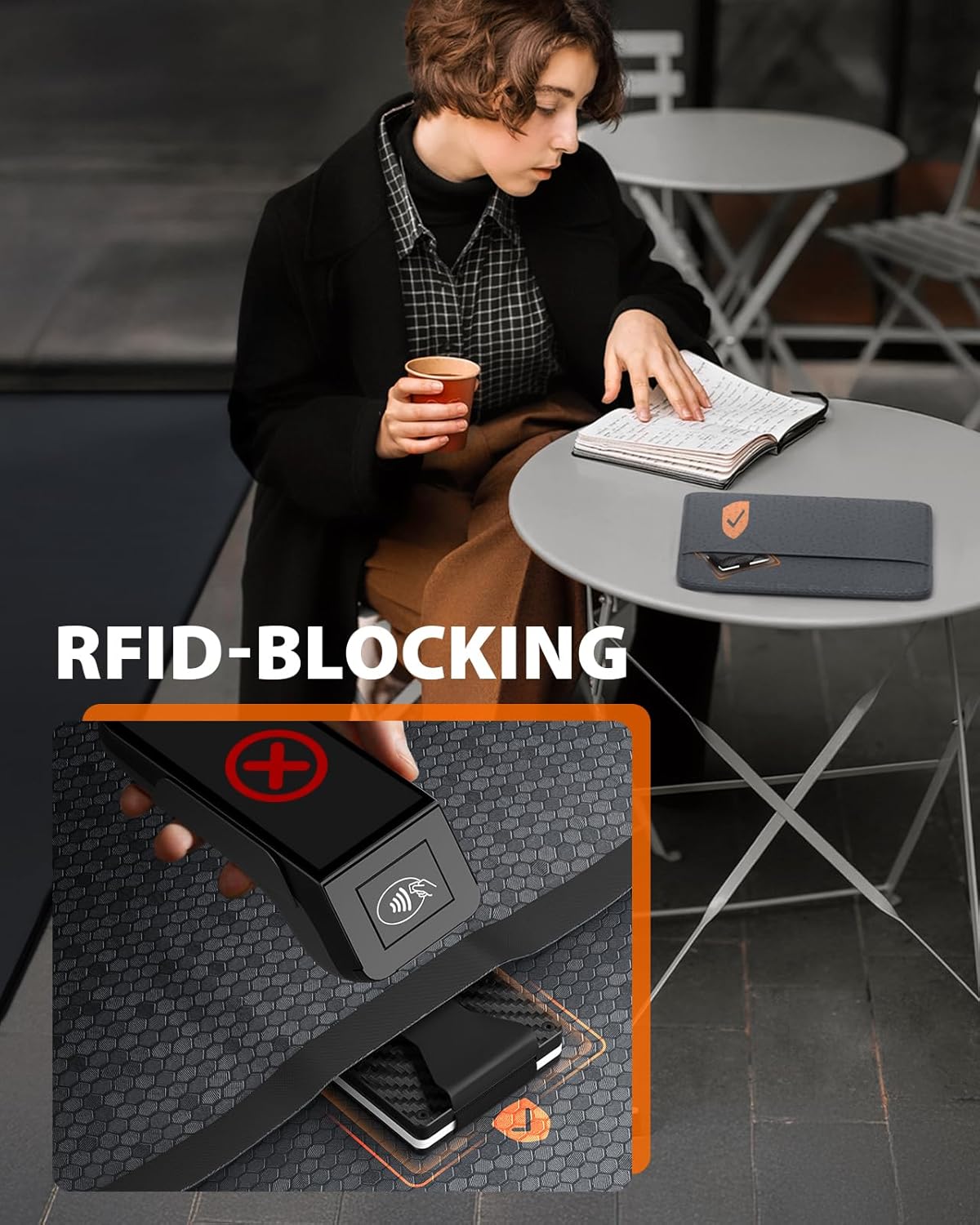 Smart Wallet for Men (Works with Apple Find My)