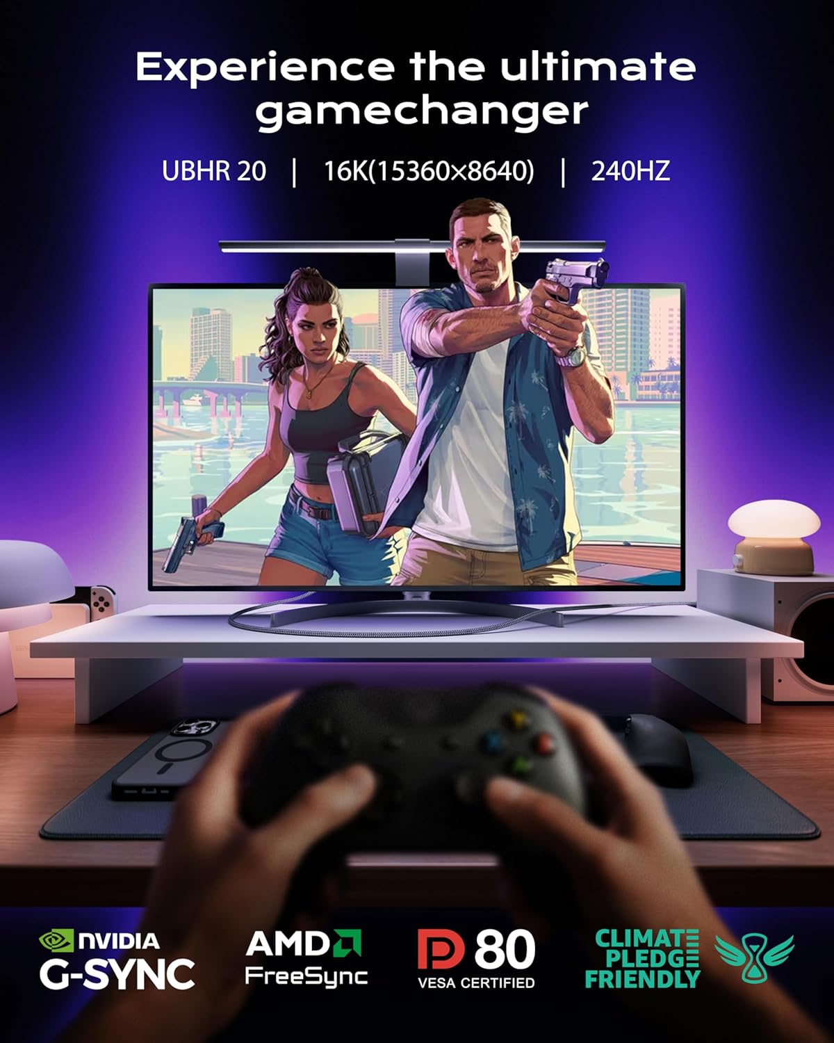 Stouchi Prime DisplayPort 2.1 Cable 80GBPS