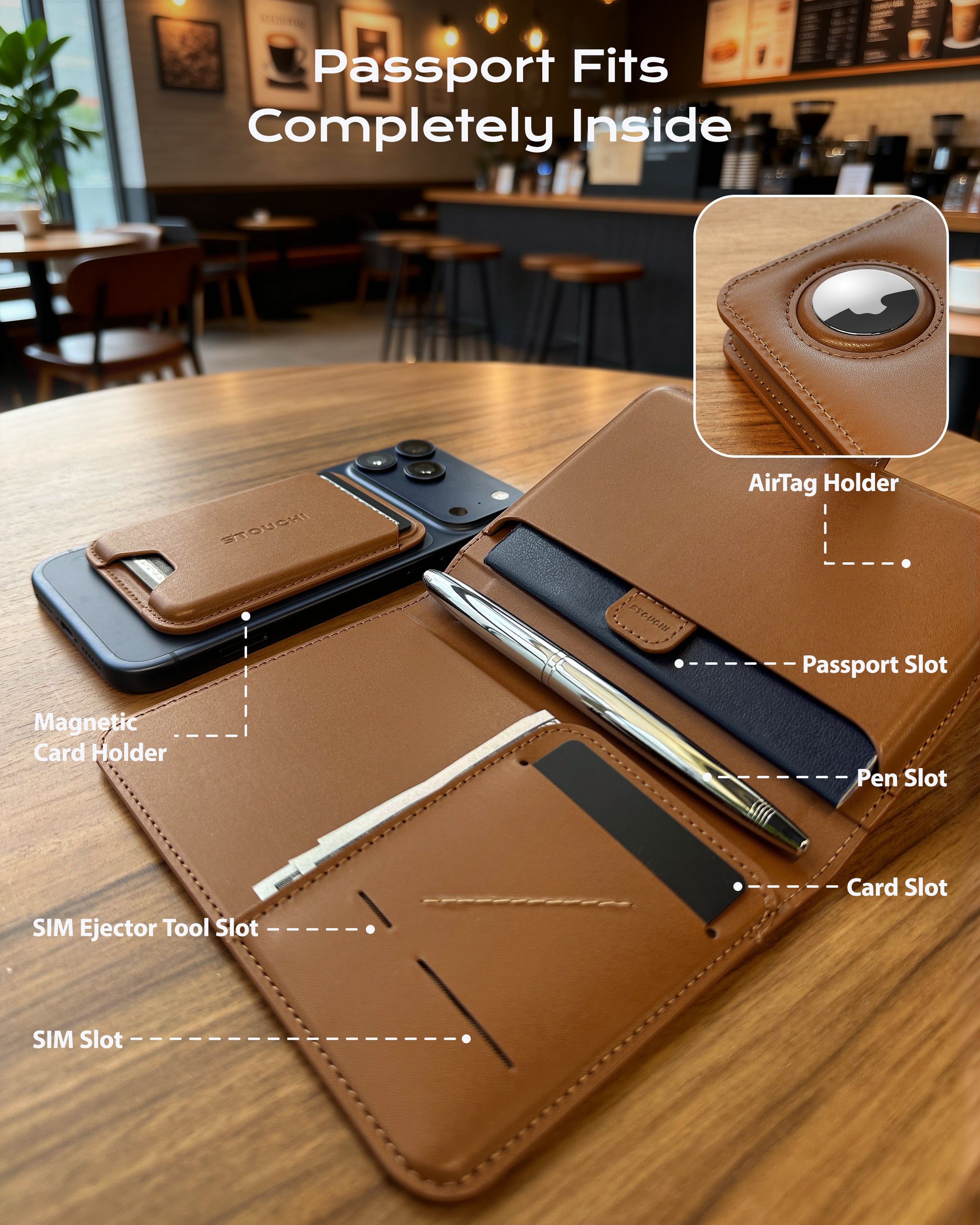 Passport Holder for International Travel