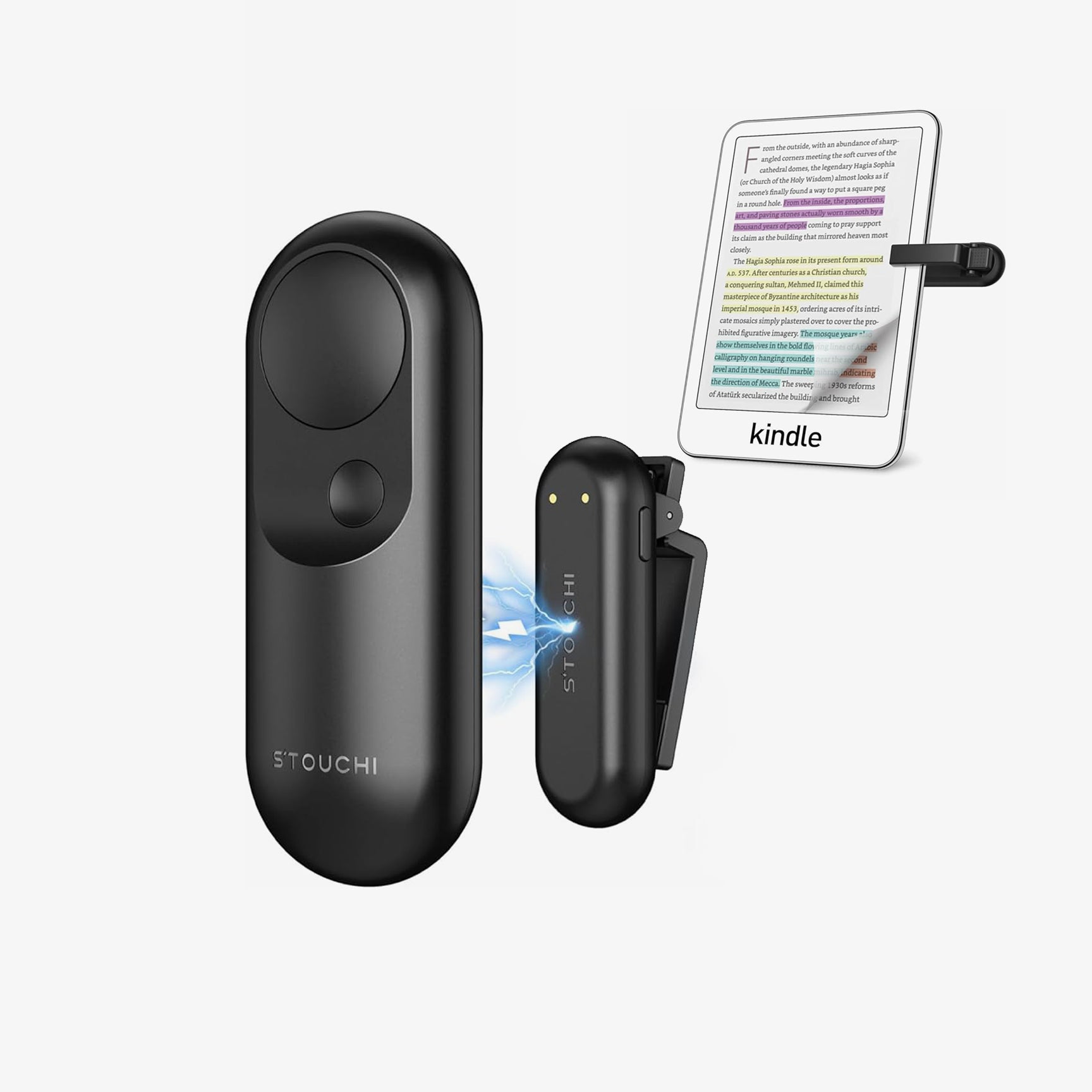 Magnetic Kindle page turner remote