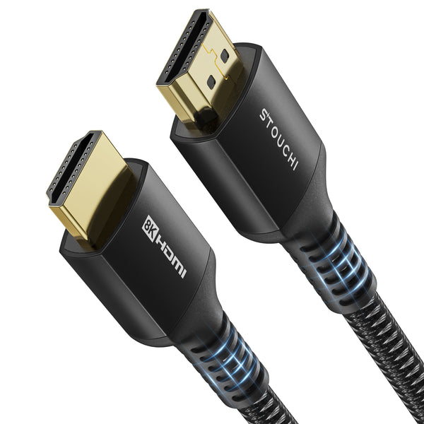8K HDMI Cable, for PS5 Xbox Series X- 48Gbps HBR3 High Speed Black