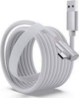 Link Cable 16FT/5M Compatible with Meta/Oculus Quest2/Pro, Steam VR, USB 3.0 to USB C Cable for VR Headset and Gaming PC