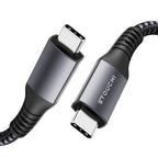 USB C to USB C Cable Fast Charging [10ft 100W] Nylon Braided