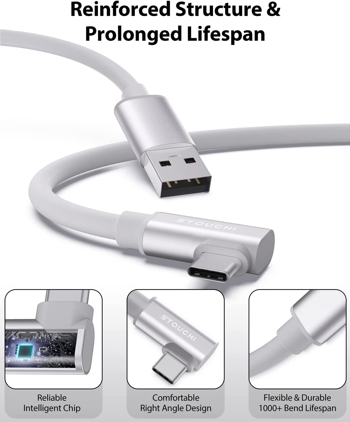 Link Cable 16FT/5M Compatible with Meta/Oculus Quest2/Pro, Steam VR, USB 3.0 to USB C Cable for VR Headset and Gaming PC