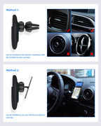 Wireless Car Charger for PopSockets mount with Car Charger