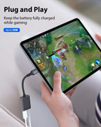 USB C to 3.5mm Headphone and Charger Adapter, Compatible with iPhone 15, New iPad Pro, Pixel 7/6/5, Samsung Galaxy S23 S22 S21