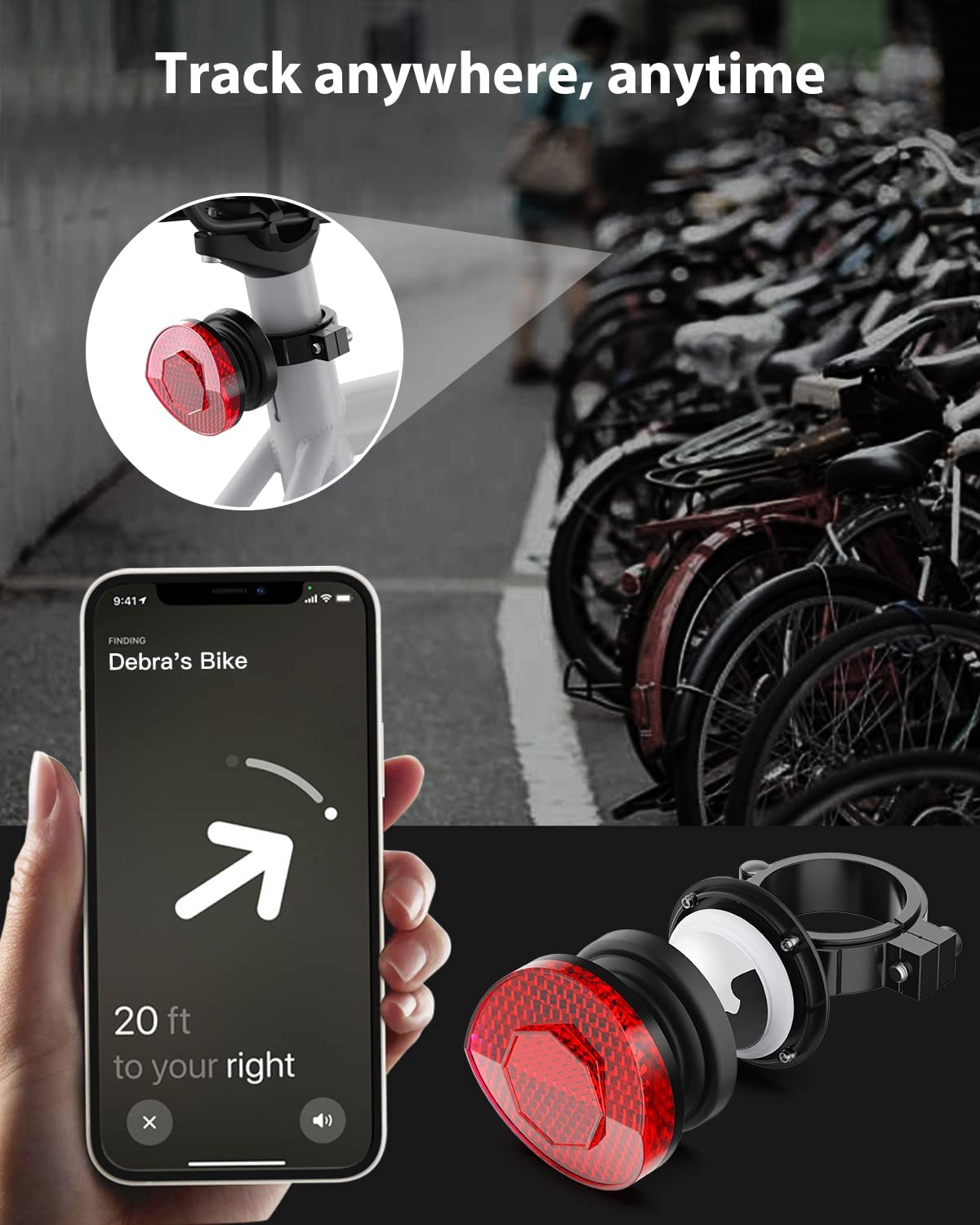 Stealth AirTag Bike Mount