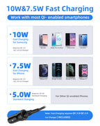 Wireless Car Charger for PopSockets mount with Car Charger