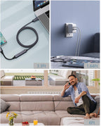 USB-C Extension Cable 6ft/1.8m- 5Gbps 100W High Speed