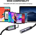 USB C to 3.5mm Headphone Adapter for iPhone 15, Samsung Galaxy S23 S22 S21
