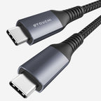 USB C to USB C Cable Fast Charging [10ft 100W] Nylon Braided