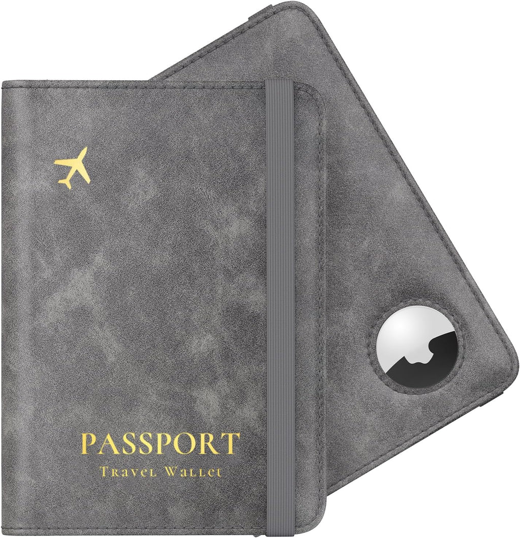 New Passport AirTag Holder, RFID Protected