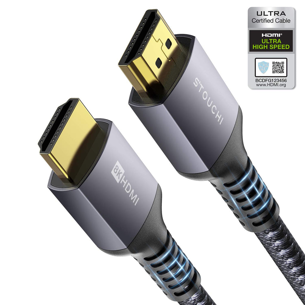 Stouchi Cavo 1M,8K Ultra HD 48 Gbps ad Alta Velocità 8K60 4K120 144Hz RTX 3080 eARC HDR10 4: 4 Stouchi Cavo 1M,8K Ultra HD 48 Gbps ad Alta Velocità 8K60 4K120 144Hz RTX 3080 eARC HDR10 4: 4