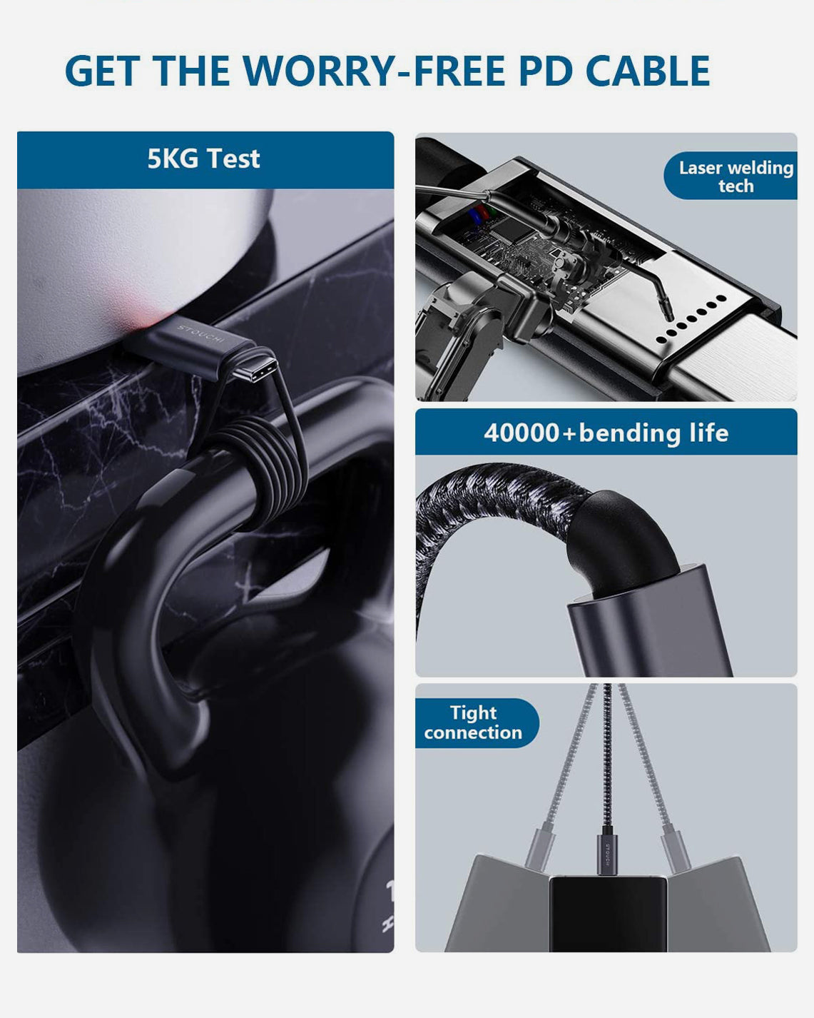 USB-C Extension Cable, 5Gbps 100W High Speed Data Transfer